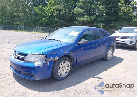 2013 Dodge Avenger Se from USA, damaged, VIN 1C3CDZABXDN683201